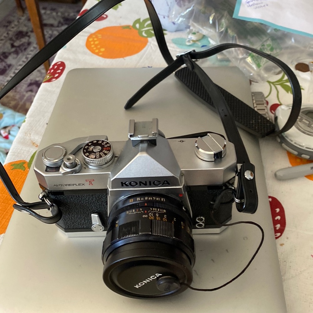 Vintage Konica used camera